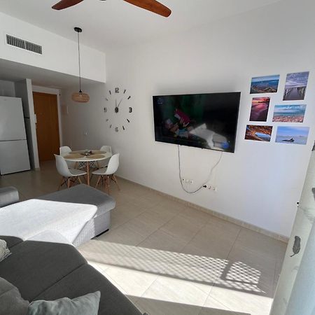 Apartamento Con Piscina ,Parking Y Aire Acondicionado Sant Carles De La Rapita Luaran gambar
