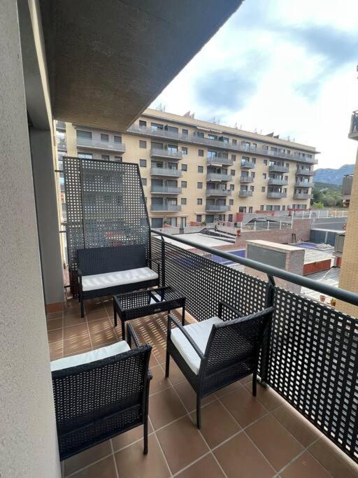 Apartamento Con Piscina ,Parking Y Aire Acondicionado Sant Carles De La Rapita Luaran gambar