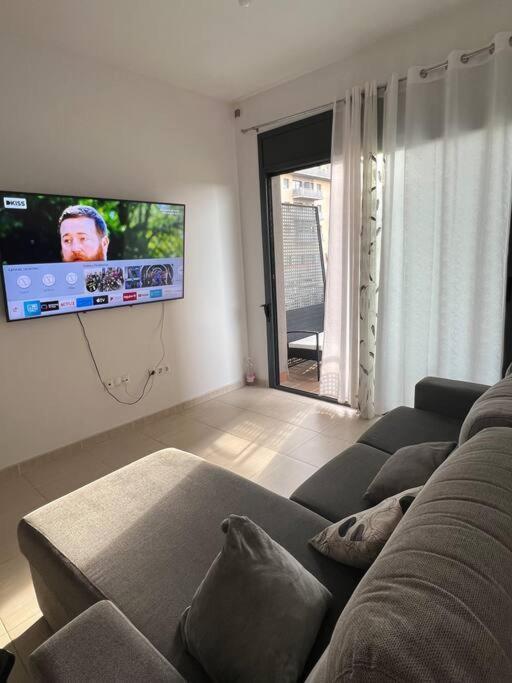 Apartamento Con Piscina ,Parking Y Aire Acondicionado Sant Carles De La Rapita Luaran gambar