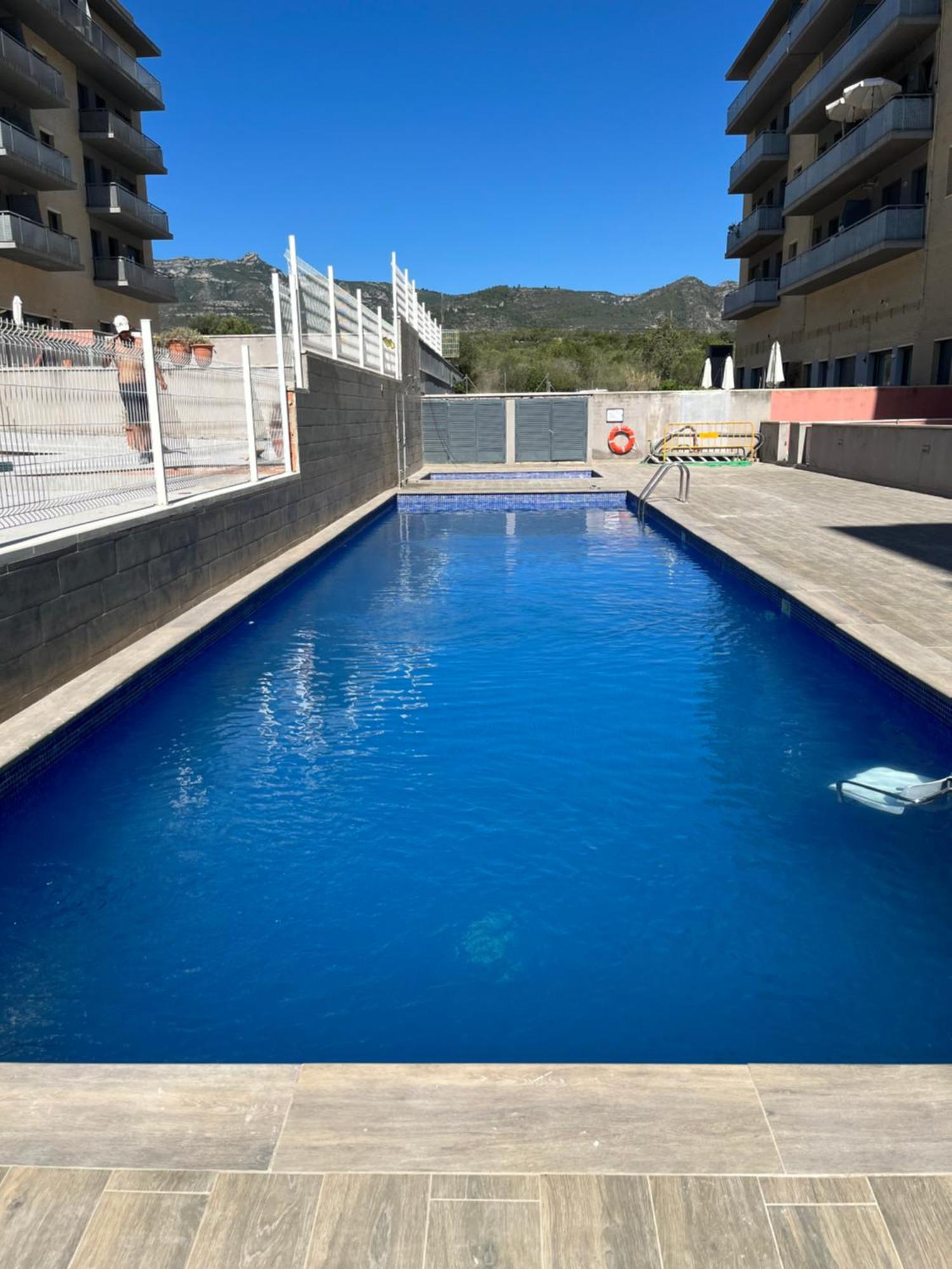 Apartamento Con Piscina ,Parking Y Aire Acondicionado Sant Carles De La Rapita Luaran gambar